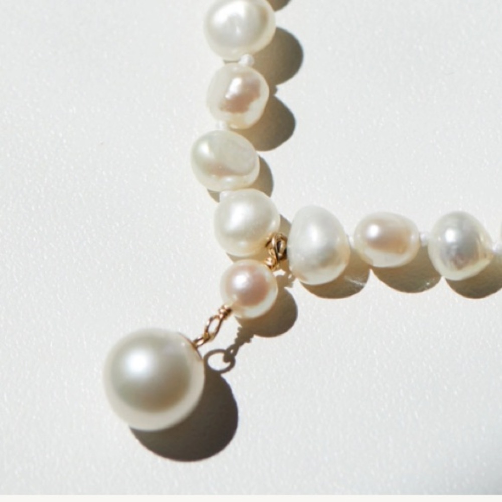 Catbird - Princess Buttercup Pearl Choker by Designer Stacey Nishimoto - Picture 13 of 14